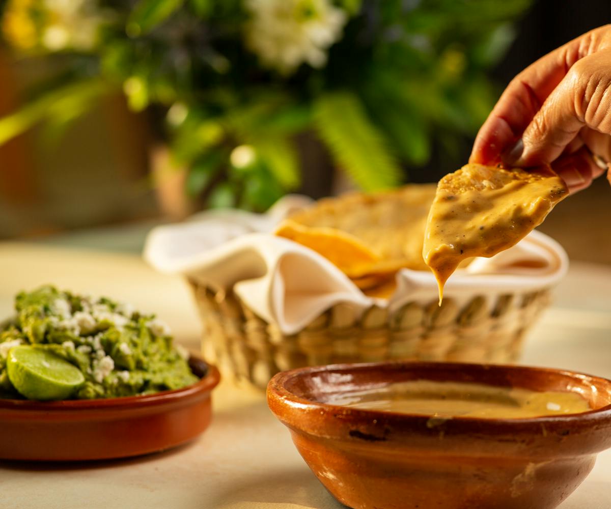 Carriqui Queso Chips and Guacamole