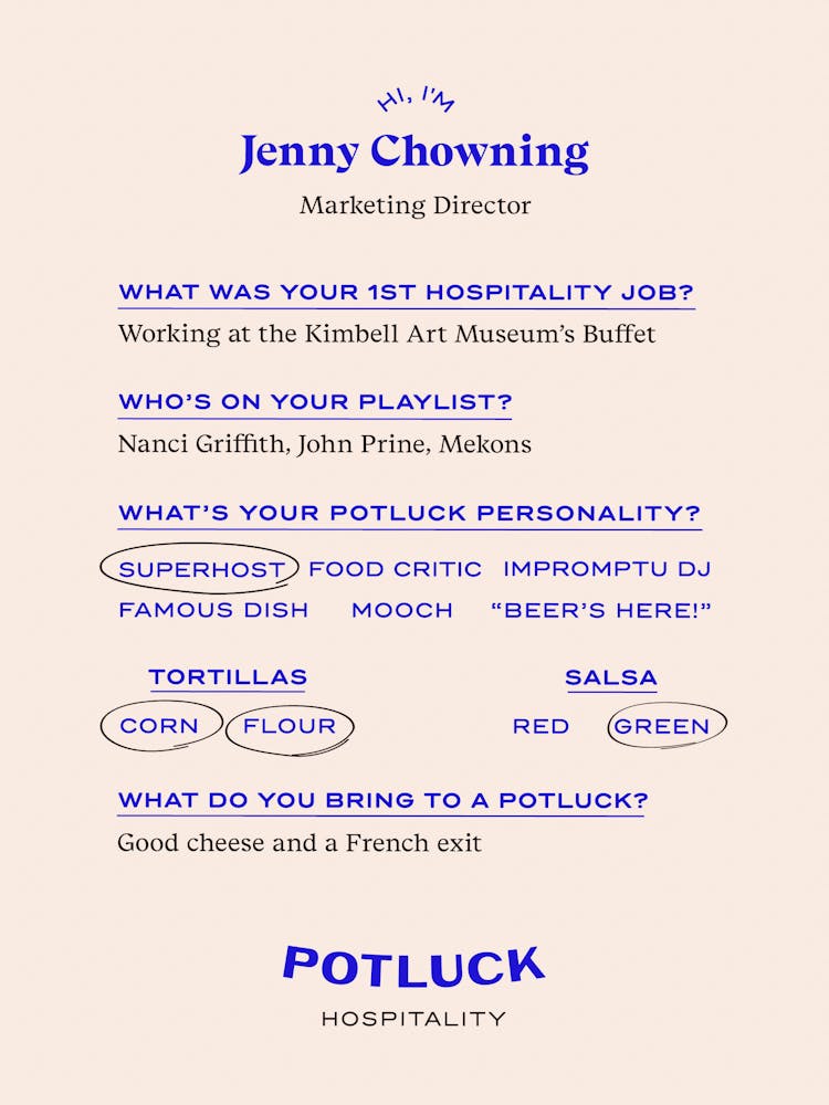 Meet Jenny Chowning, Marketing Director