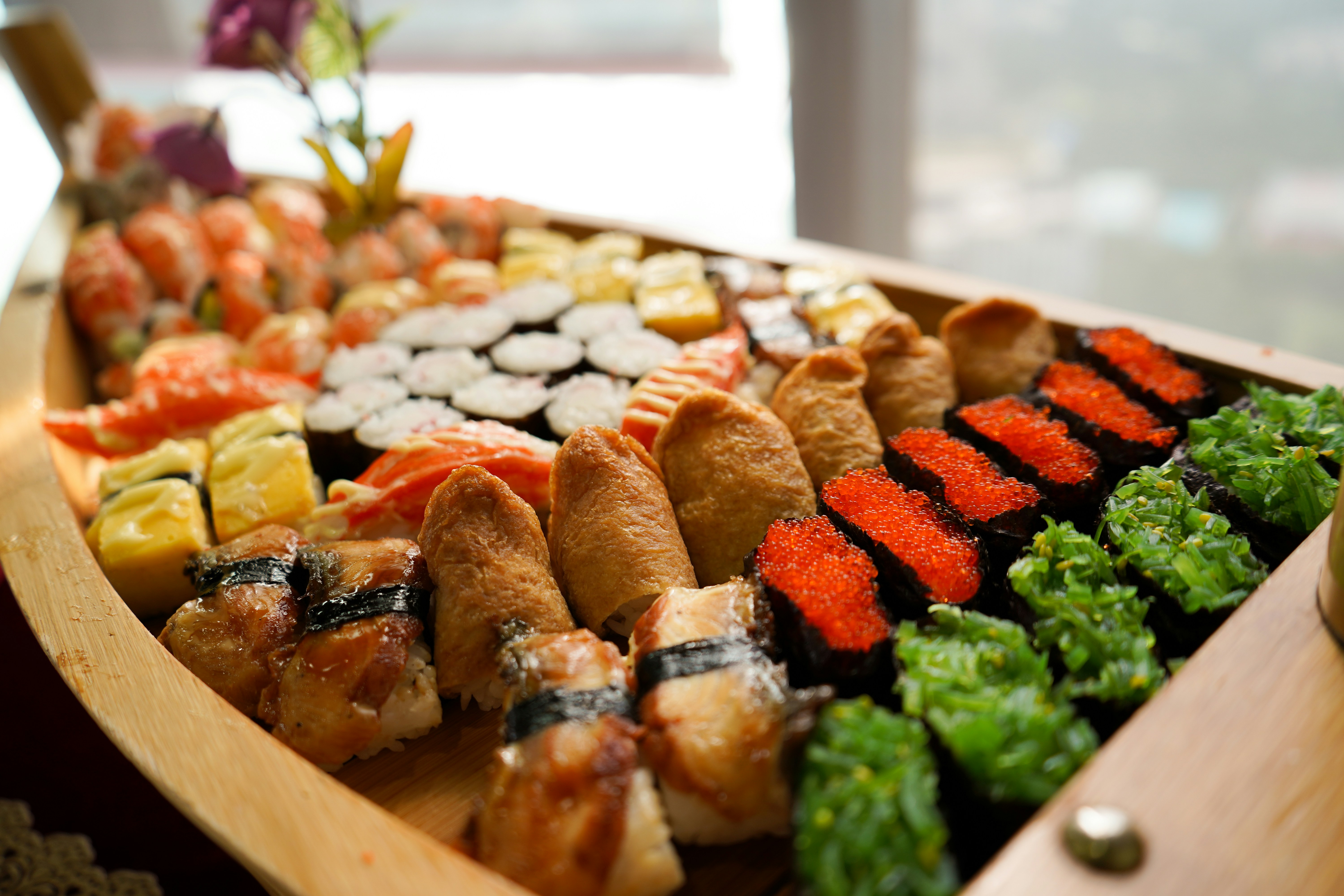 a plate of food on a table