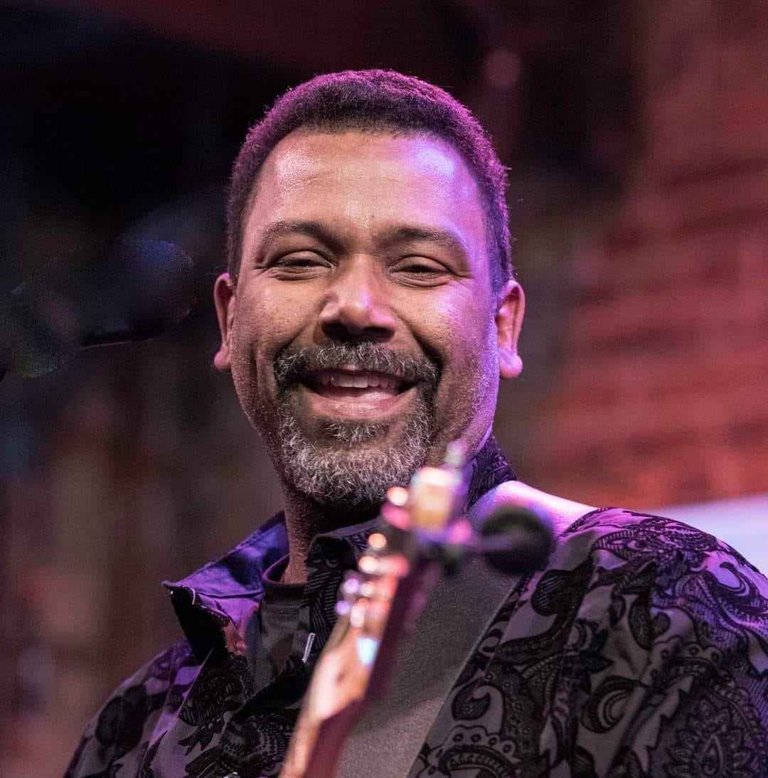 a man standing on a stage