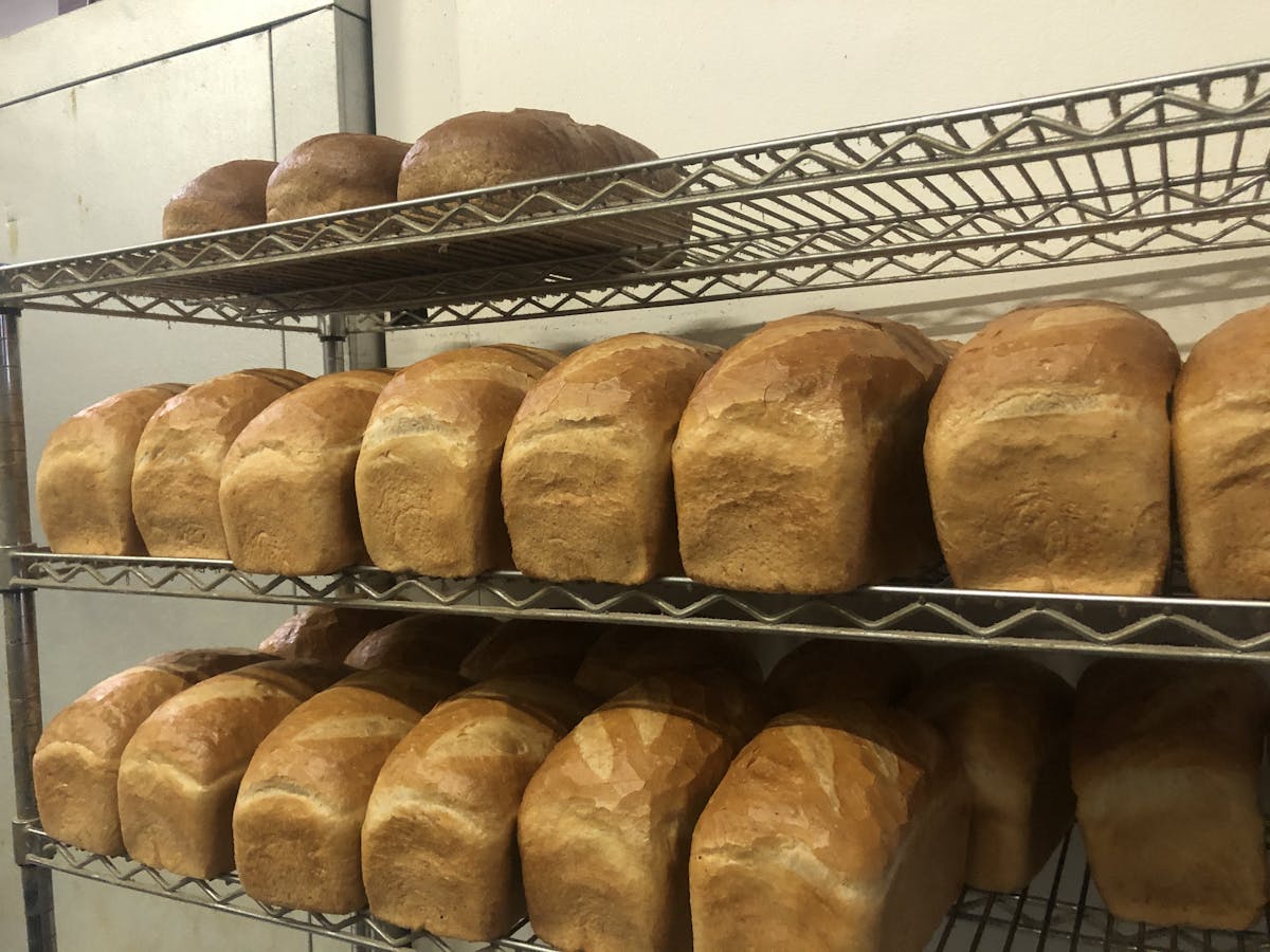 bread on a stand