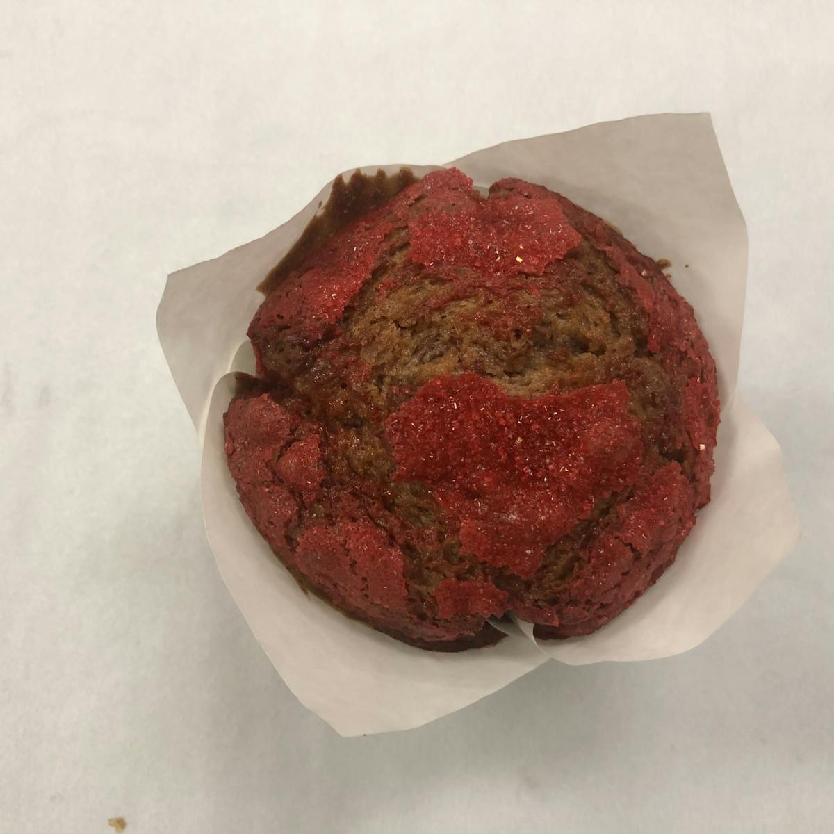 a red muffin