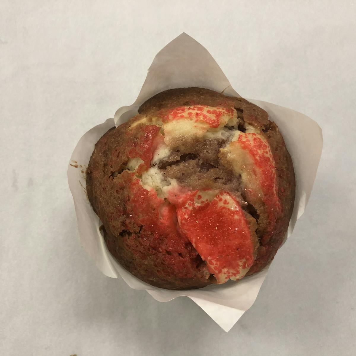 a red muffin