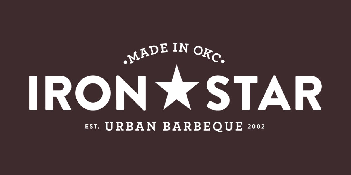 Iron Star Urban Barbeque restaurant logo - View nutrition facts, calories, and macros for menu items at 3700 N Shartel Ave Oklahoma City, OK 73118
