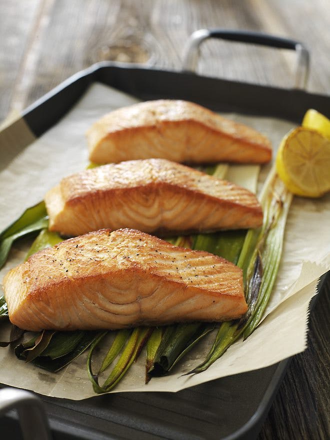 a close up of food