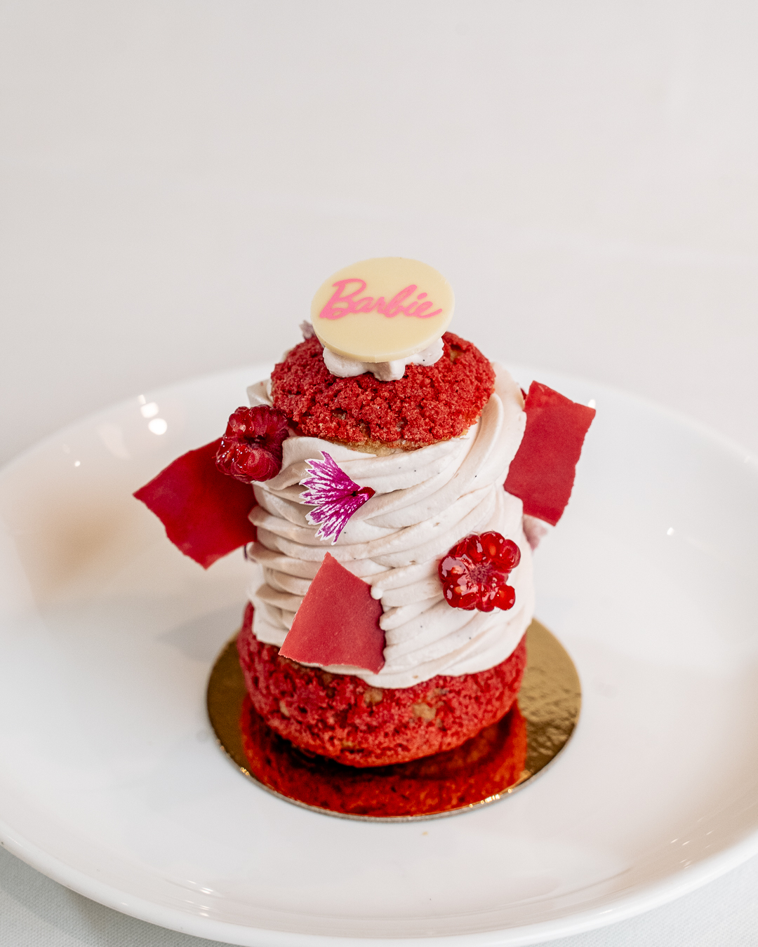 raspberry ganache, and wild berry crémeux