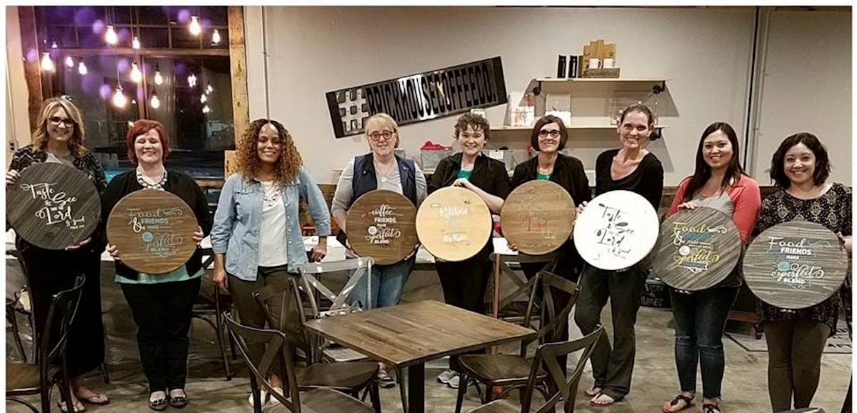 Wood Sign Paint Party Kitaro Surf & Turf