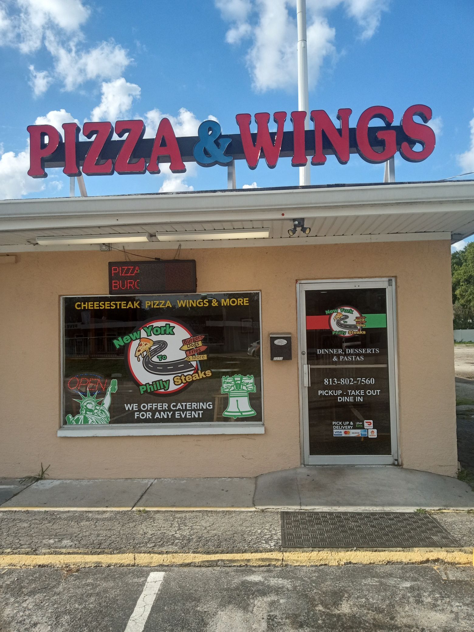 the outside of a restaurant