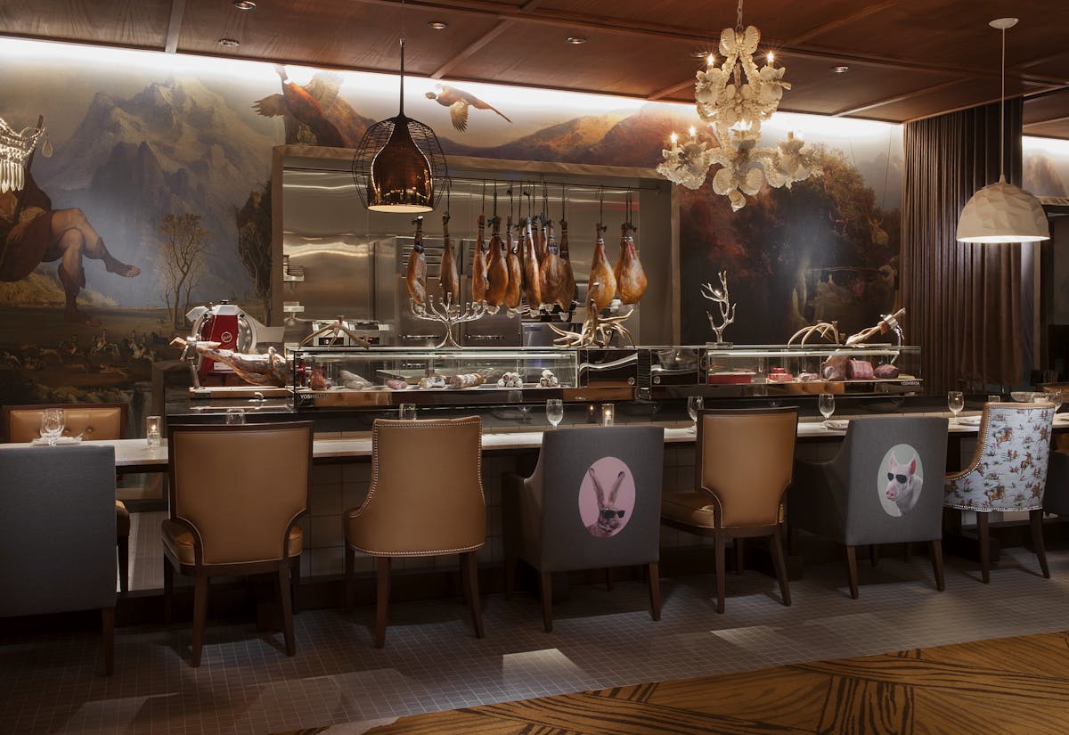 Restaurant dining bar Bazaar Meat Las Vegas