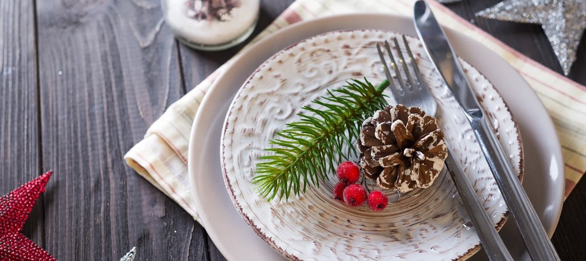 a plate of food on a table