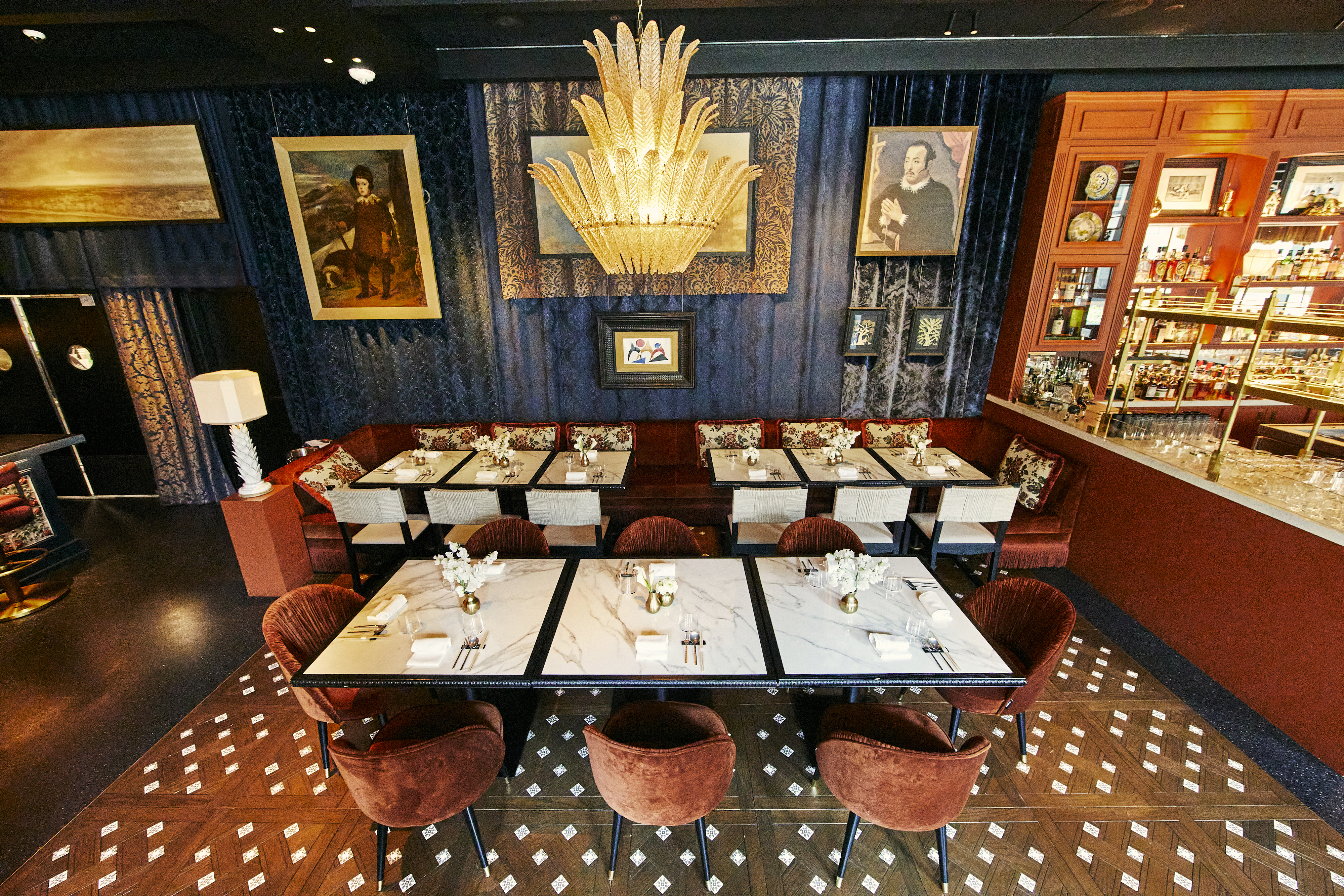 a stack of flyers on a table