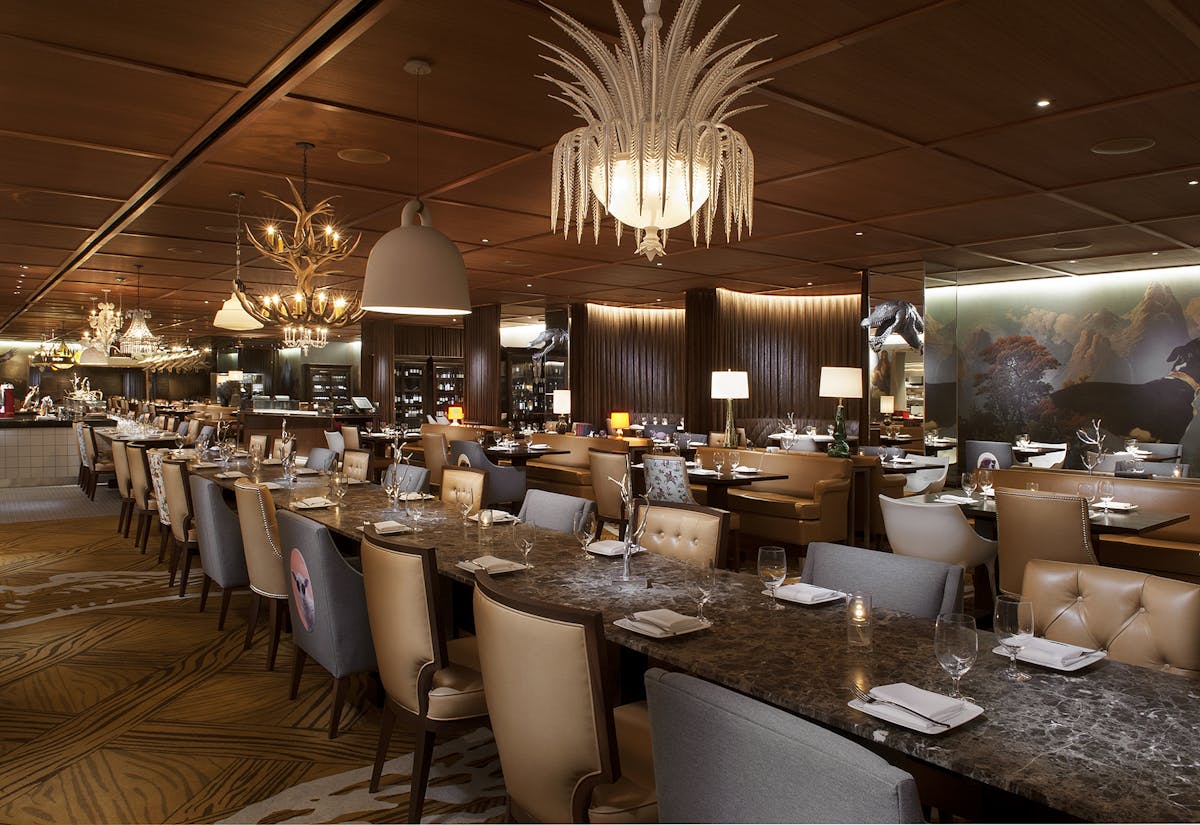 Restaurant dining room of Bazaar Meat in Las Vegas
