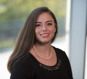 a woman smiling for the camera