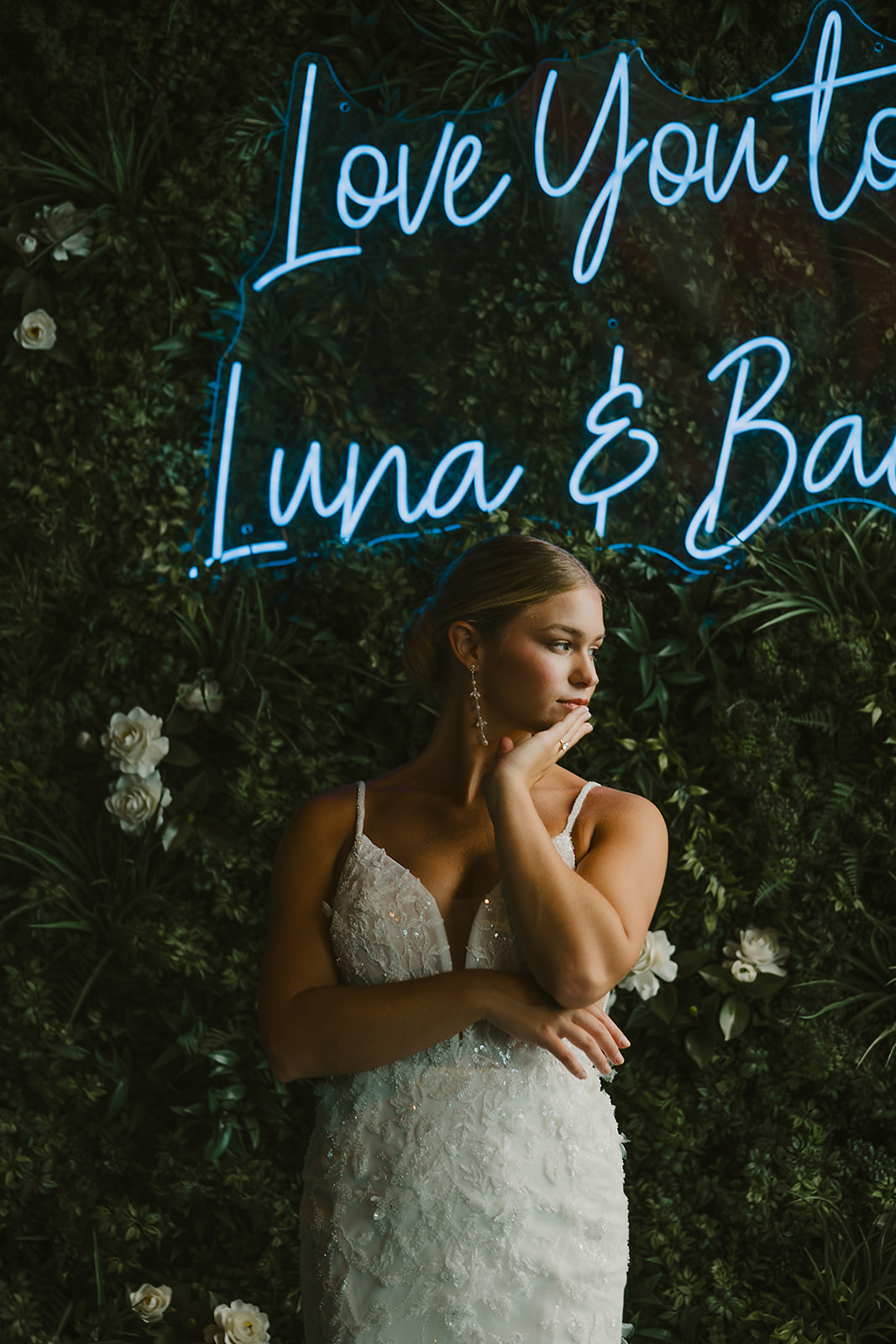 a woman in a white dress