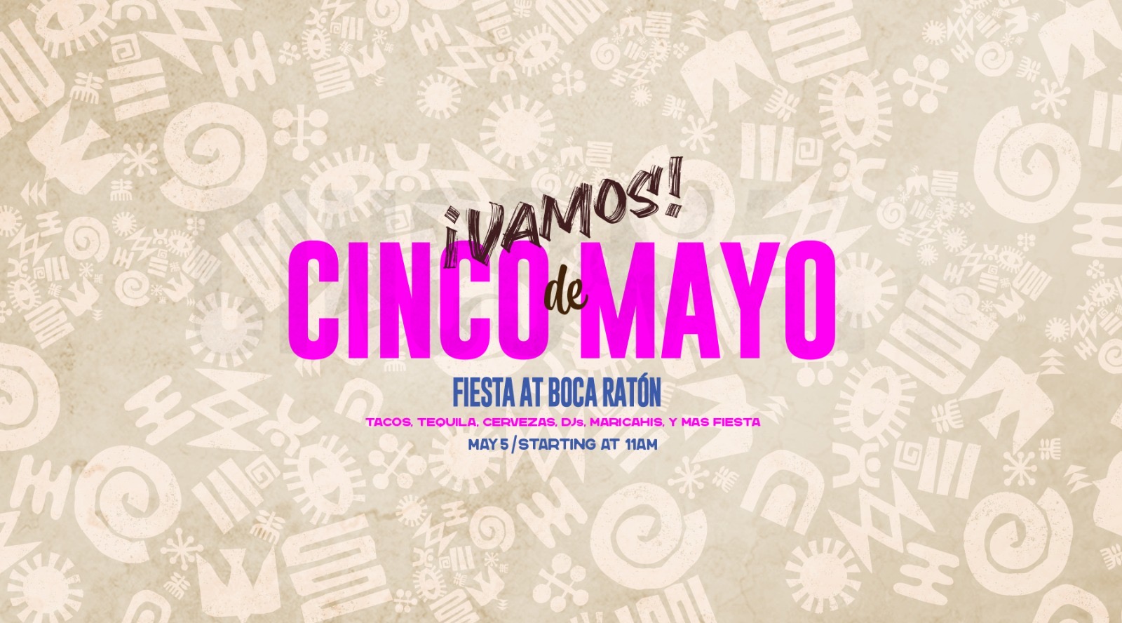 18th Annual Rocco's de Mayo celebration flyer for Boca Raton at Town Center.