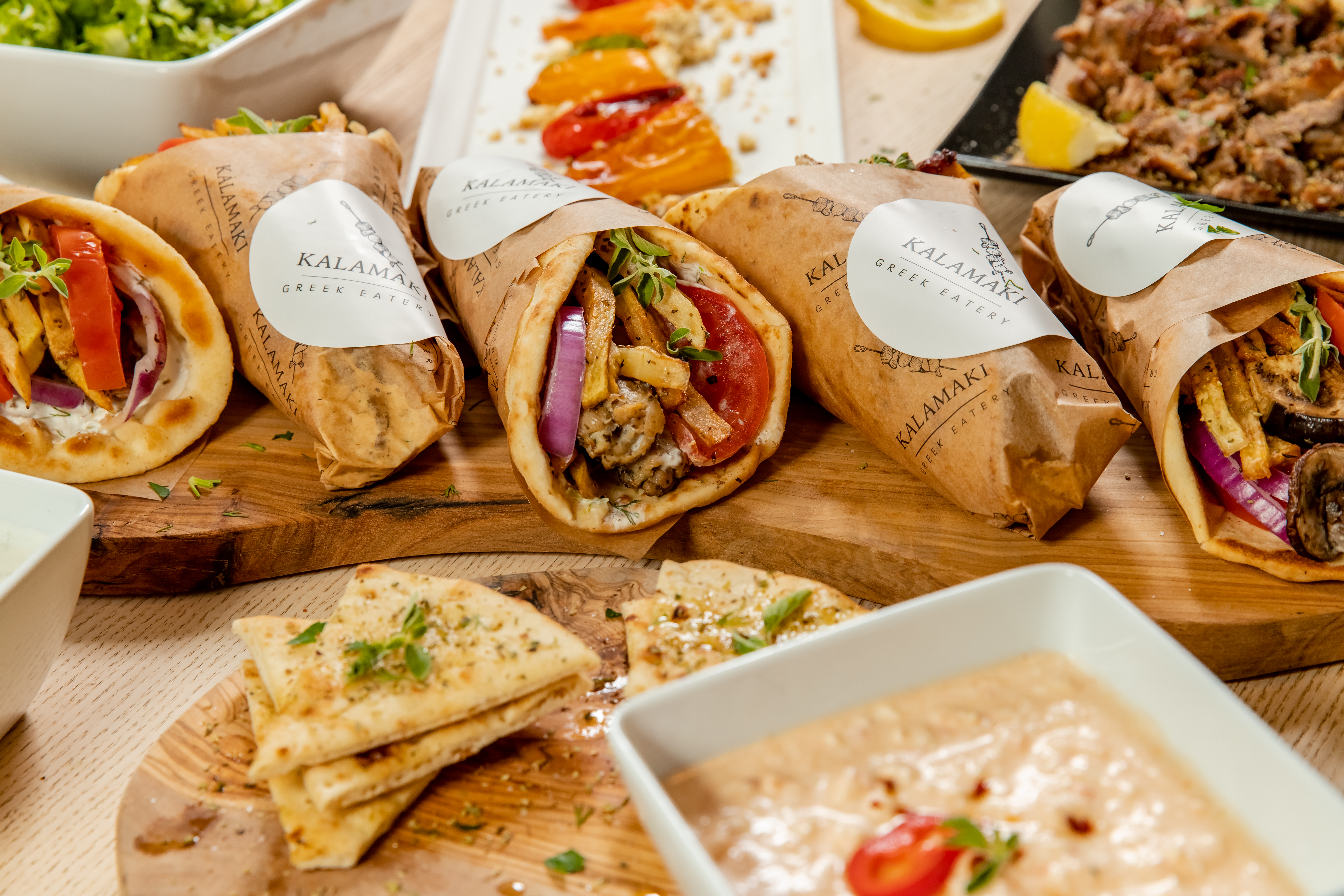 a box filled with different types of food on a table