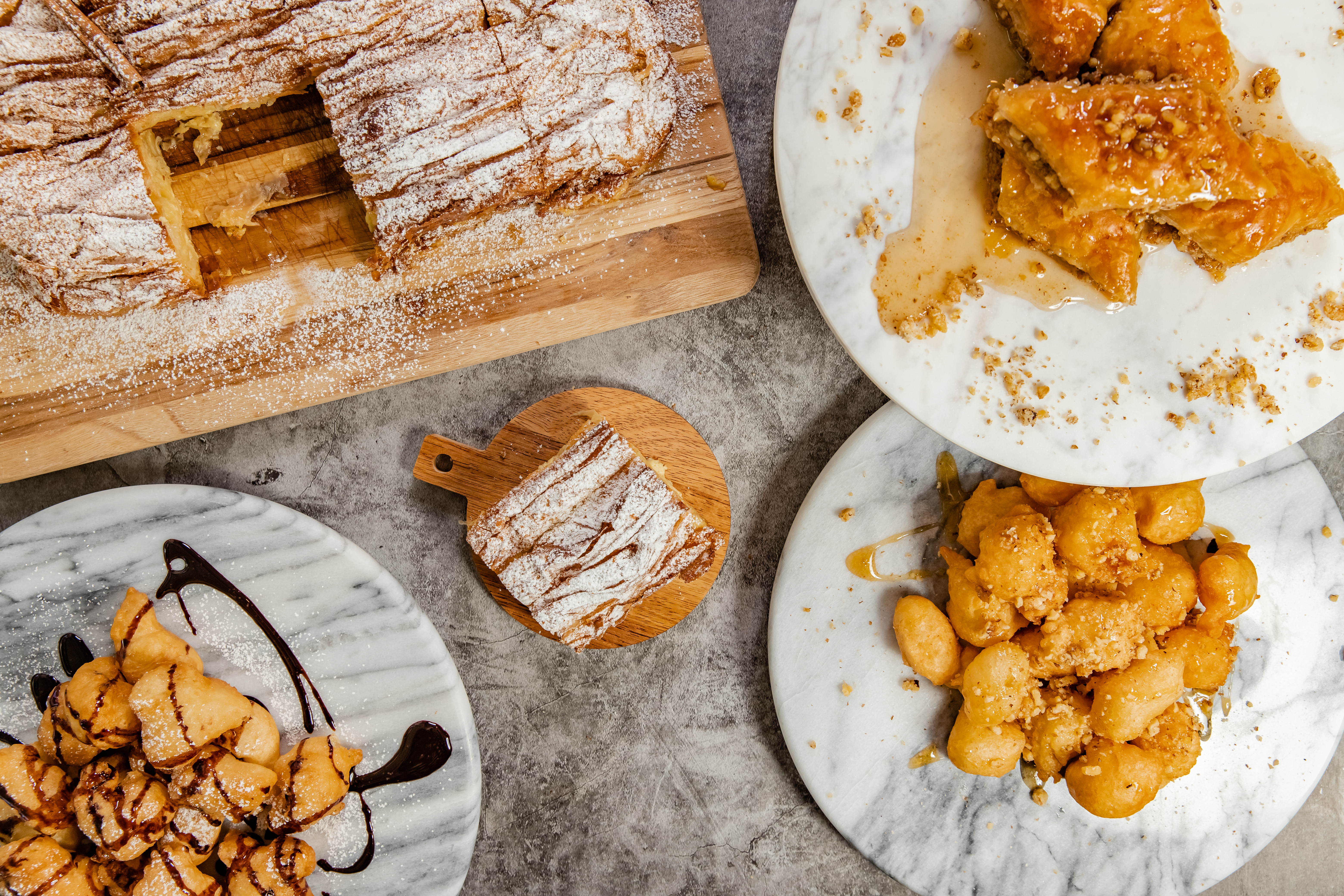 a plate of food on a table