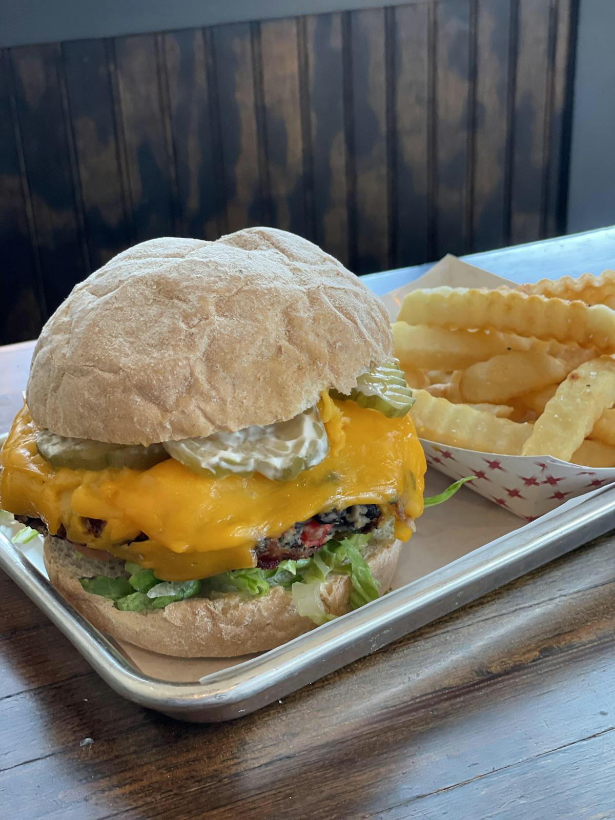 a close up of a sandwich on a plate