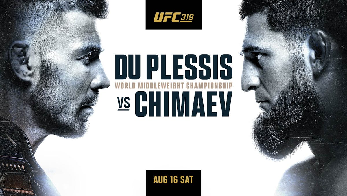 Catch PPV UFC 319 at Rivercrest in Astoria, Queens. World Middleweight championship: Du Plessis vs Chimaev on August 16th.
