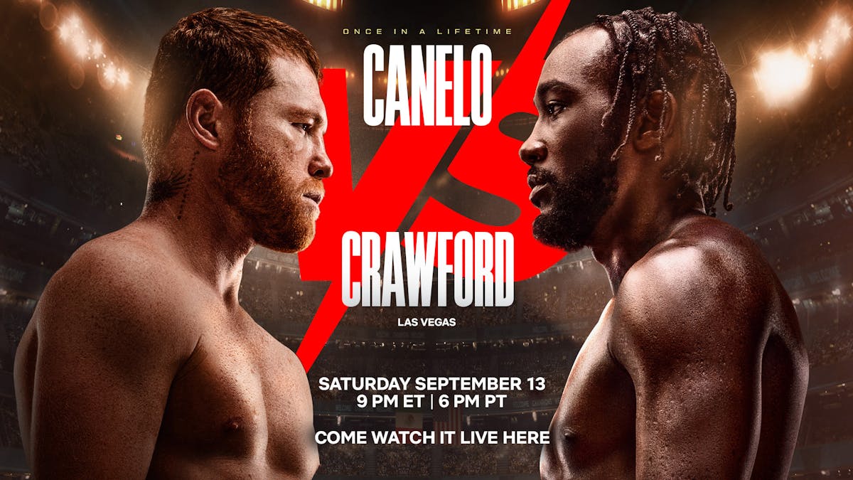 Once in a lifetime: Canelo vs. Crawford in Las Vegas. Saturday, Sept 13 at 9pm. Come watch it live at Rivercrest in Astoria, Queens.