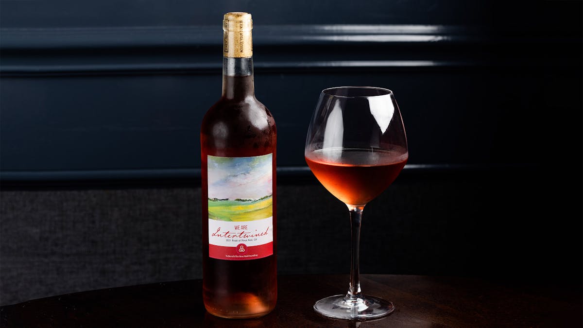Support a great cause by ordering a glass of 2020 Rosé of Pinot Noir by City Winery for NY Foundling at Rivercrest in Astoria