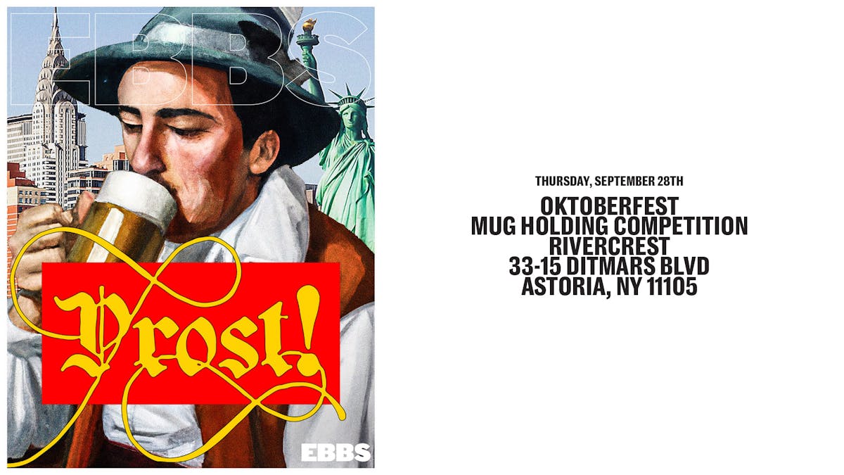 Oktoberfest mug holding competition on Thursday Sept 28th at Rivercrest 33-15 DITMARS BLVD, ASTORIA, NY 11105