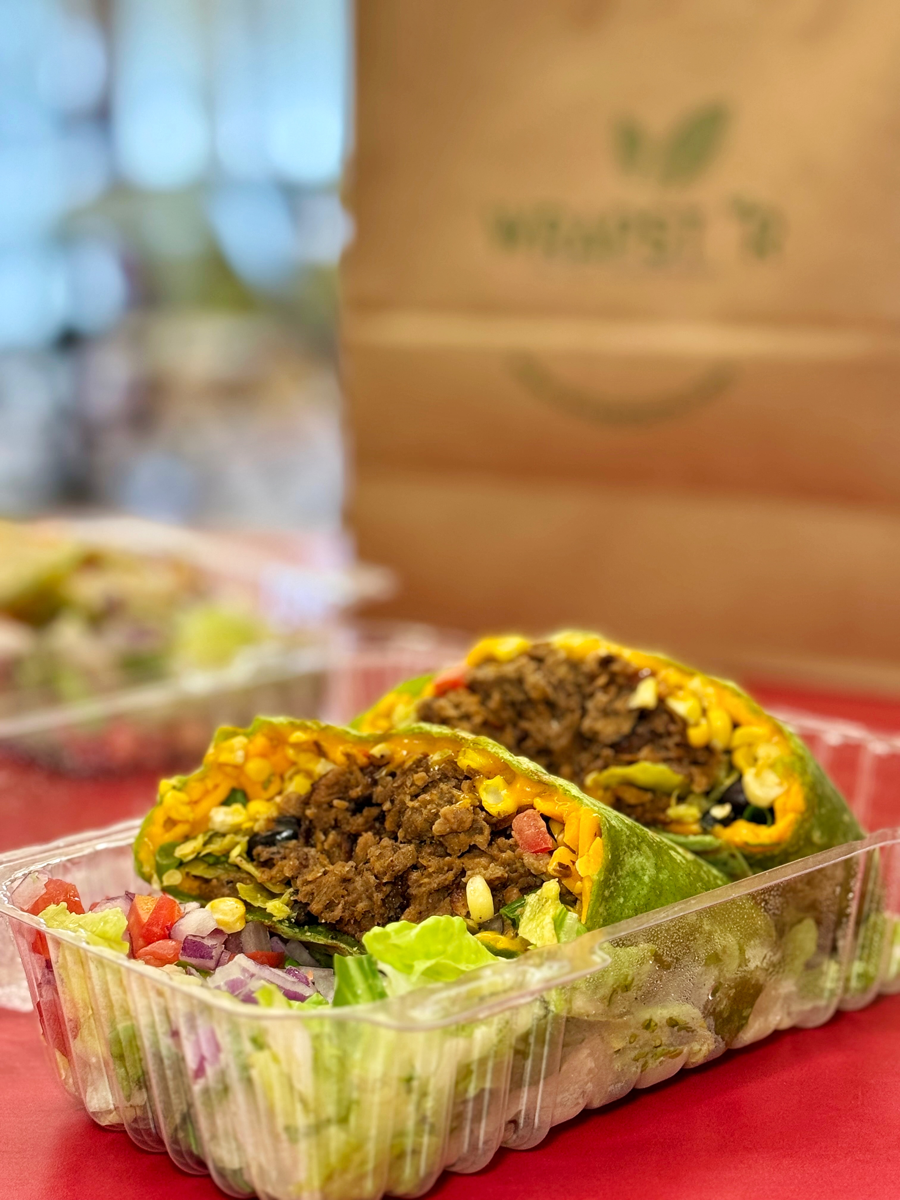 Wrapstar cheese burger wrapanini  Beverly Hills
