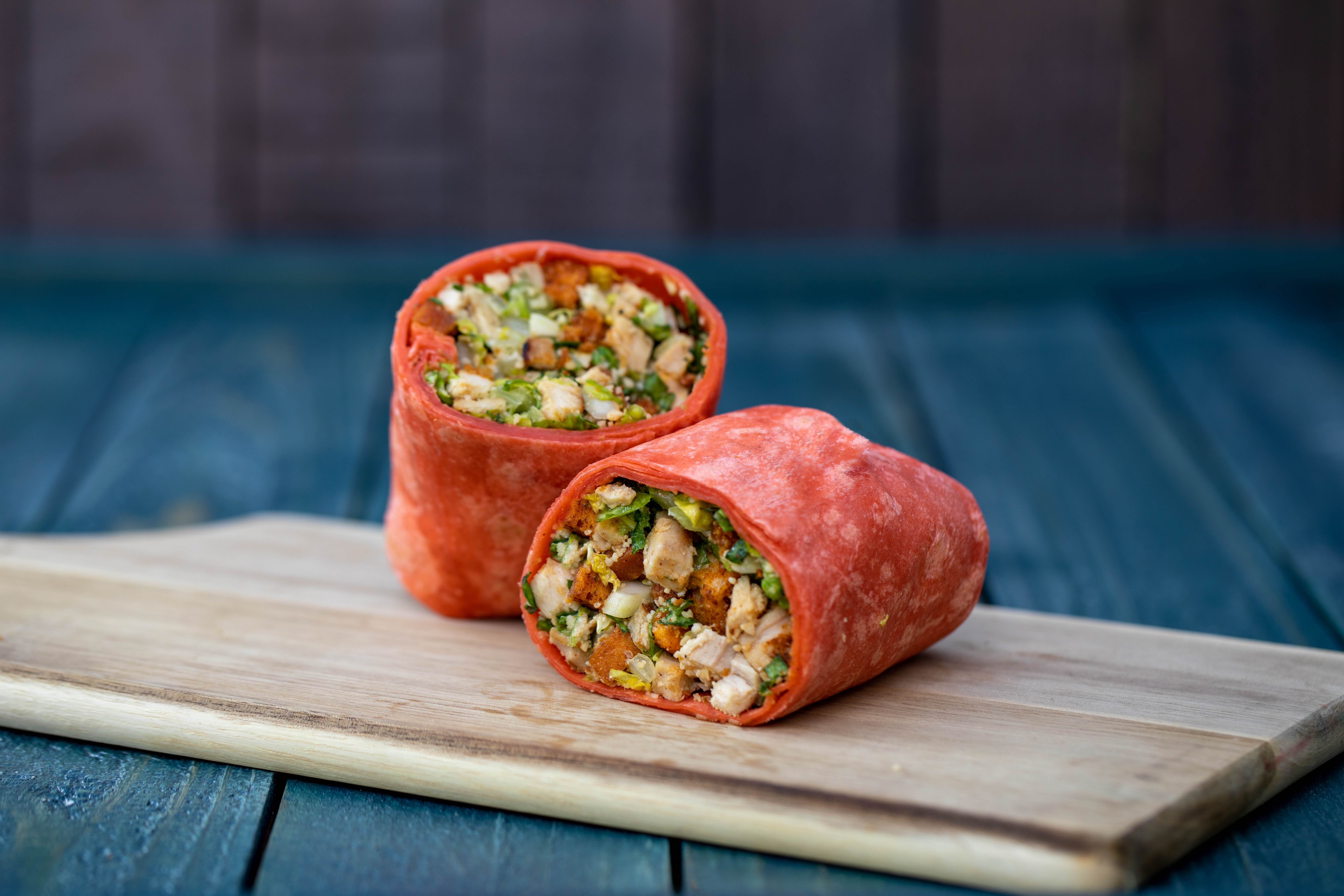 Wrapstar Caesar chopped salad wrap Beverly Hills