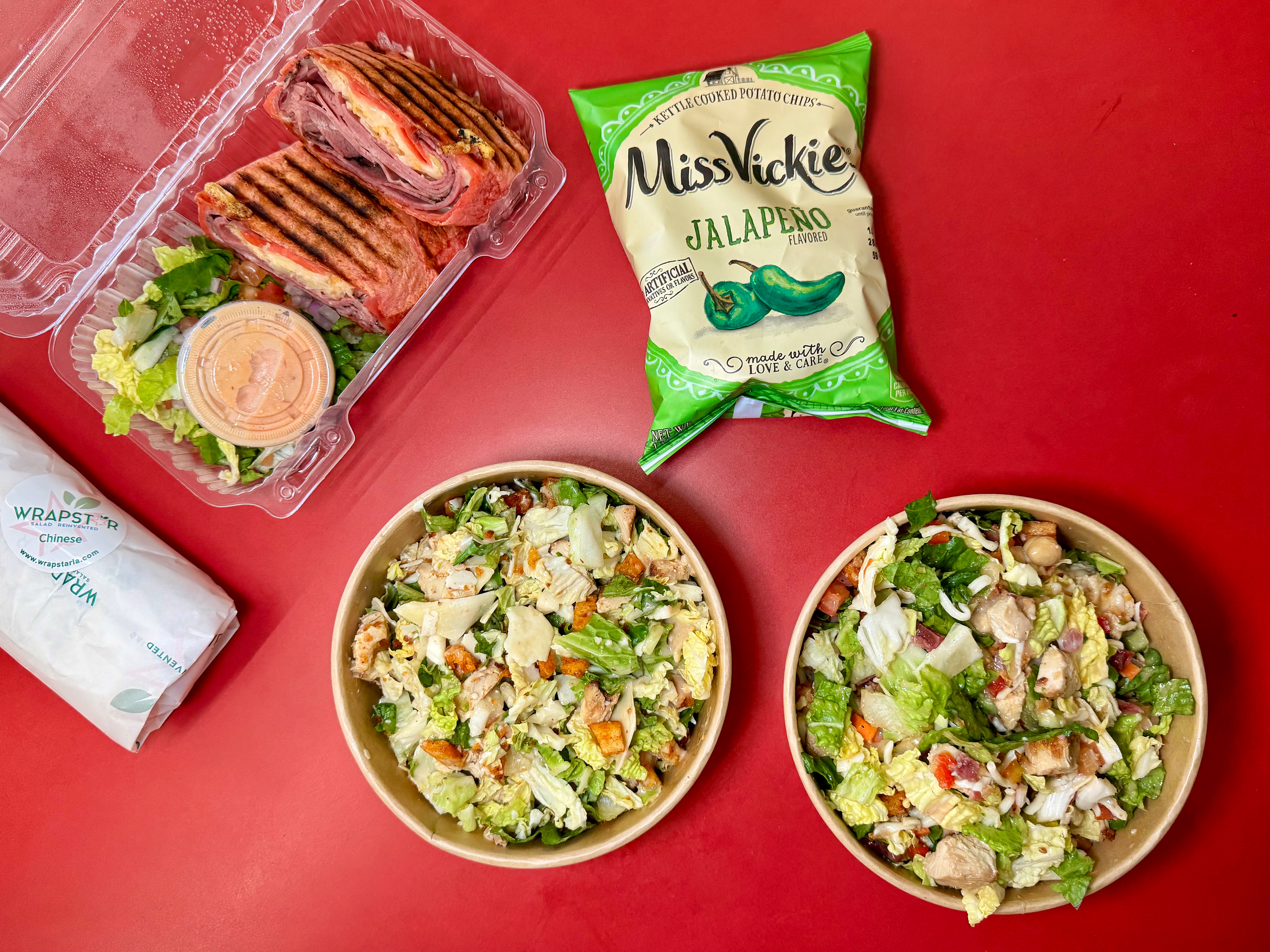 Wrapstar BBQ chopped salad wrap Beverly Hills