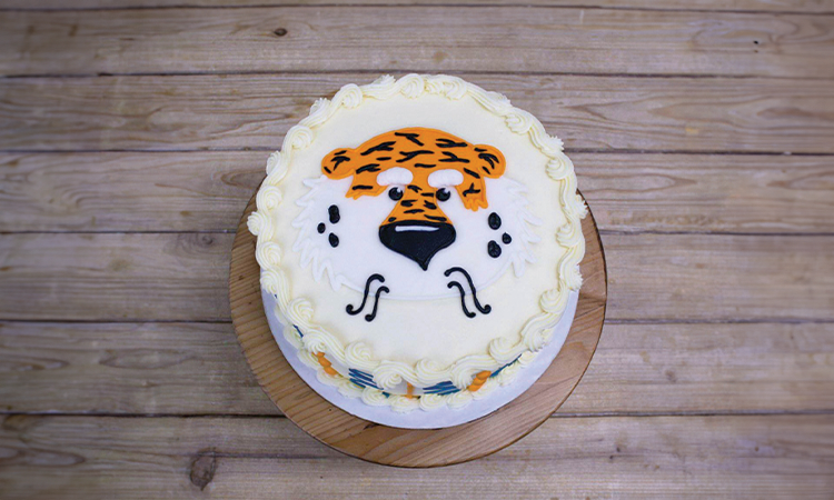 Mascot Tiger Cake- Auburn Cake, Auburn University Cake, War Eagle