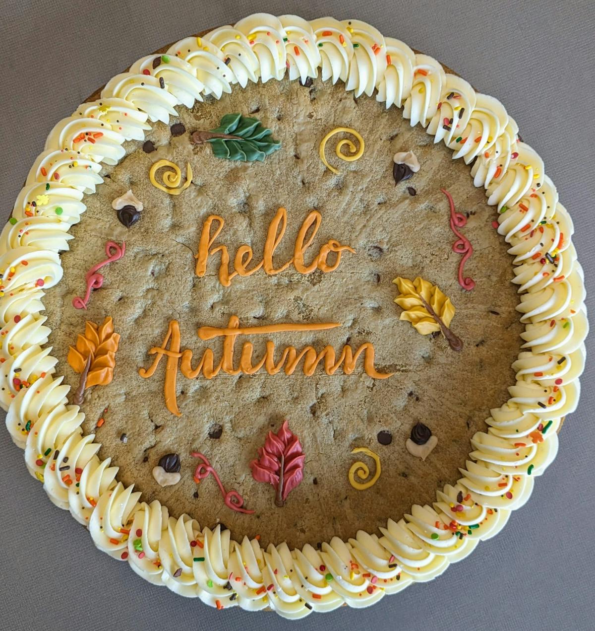 a close up of a cake