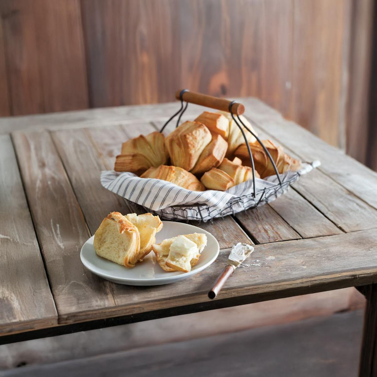 Butterflake Rolls, Savory, Buttery, Dinner rolls
