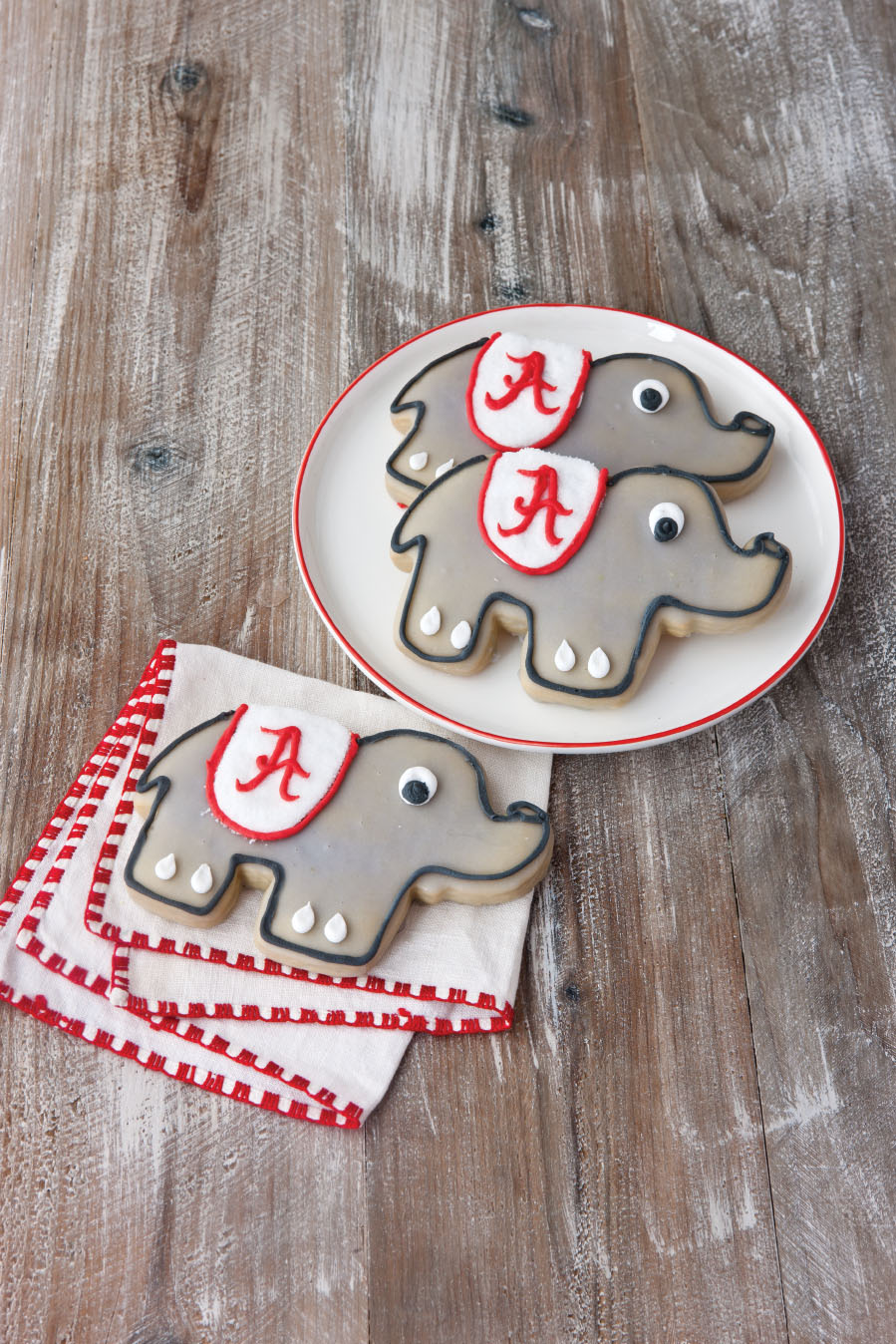 Alabama Elephant Sugar Cookies