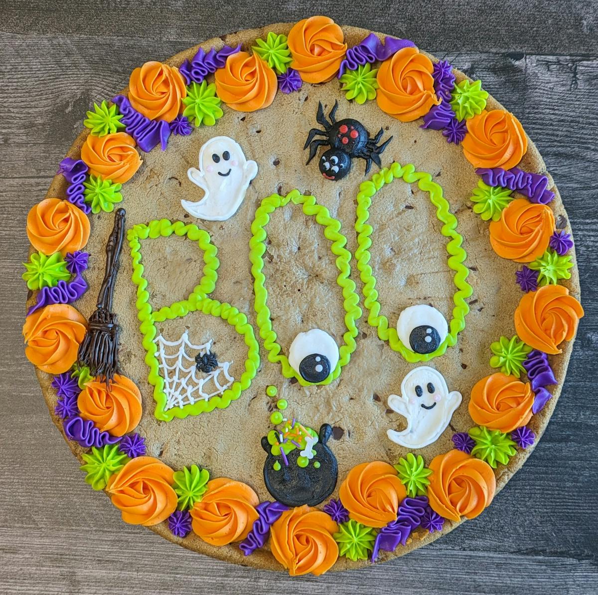 a close up of a cake