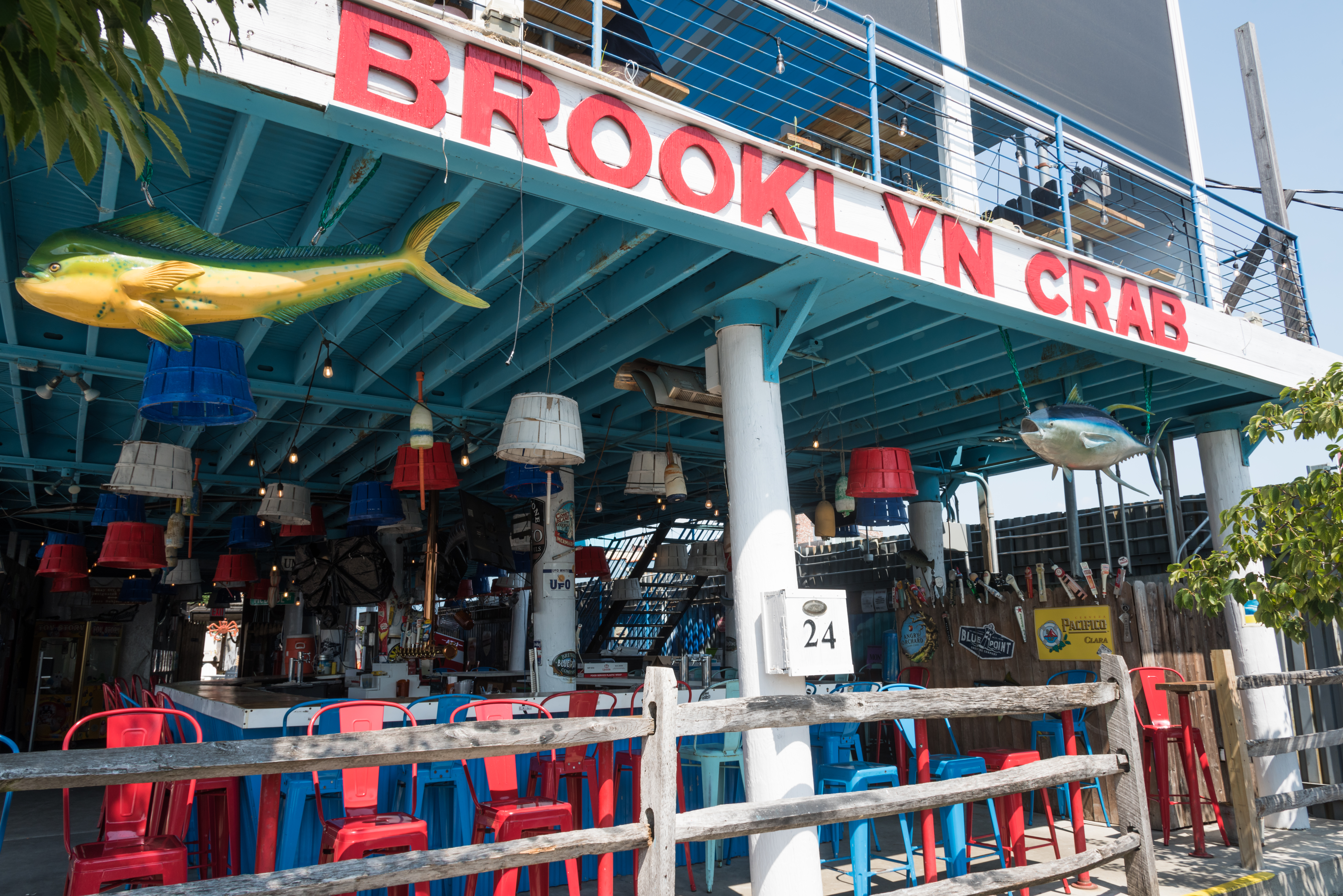 a store front at day