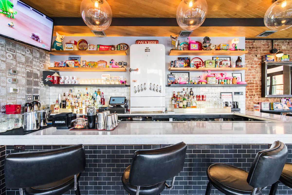 inside of bar