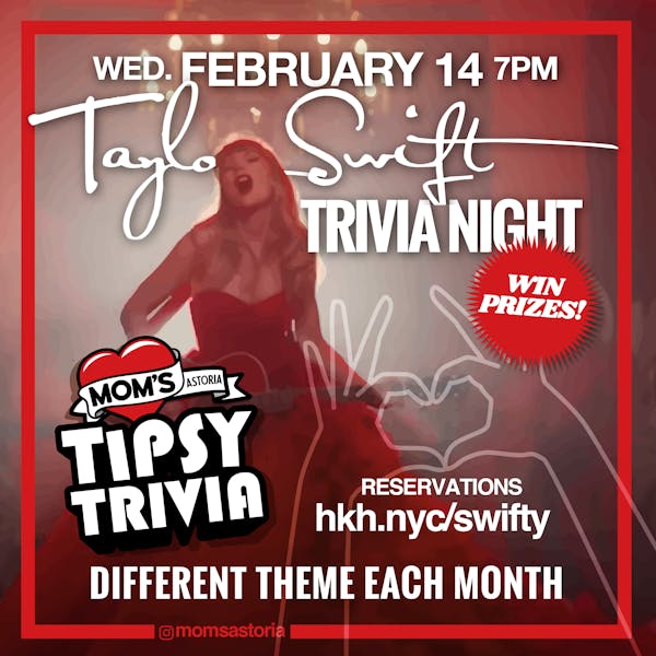 Mom's Tipsy Trivia: Taylor Swift Trivia Night | Mom's Kitchen & Bar ...