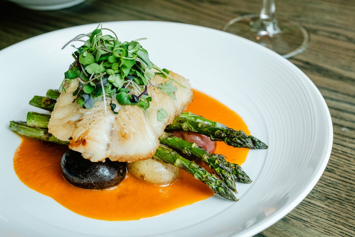 pan seared cod loin