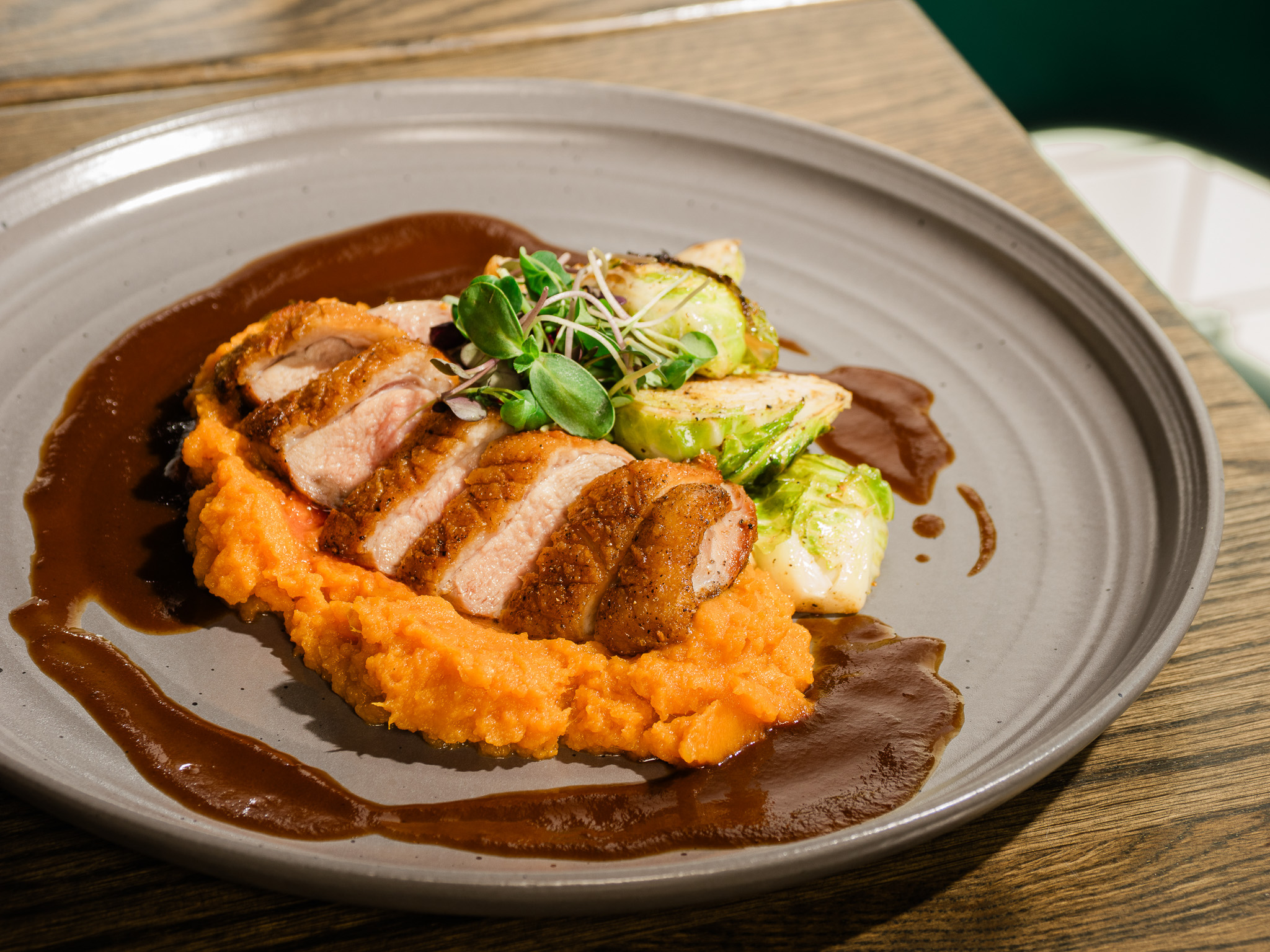 seared duck breast