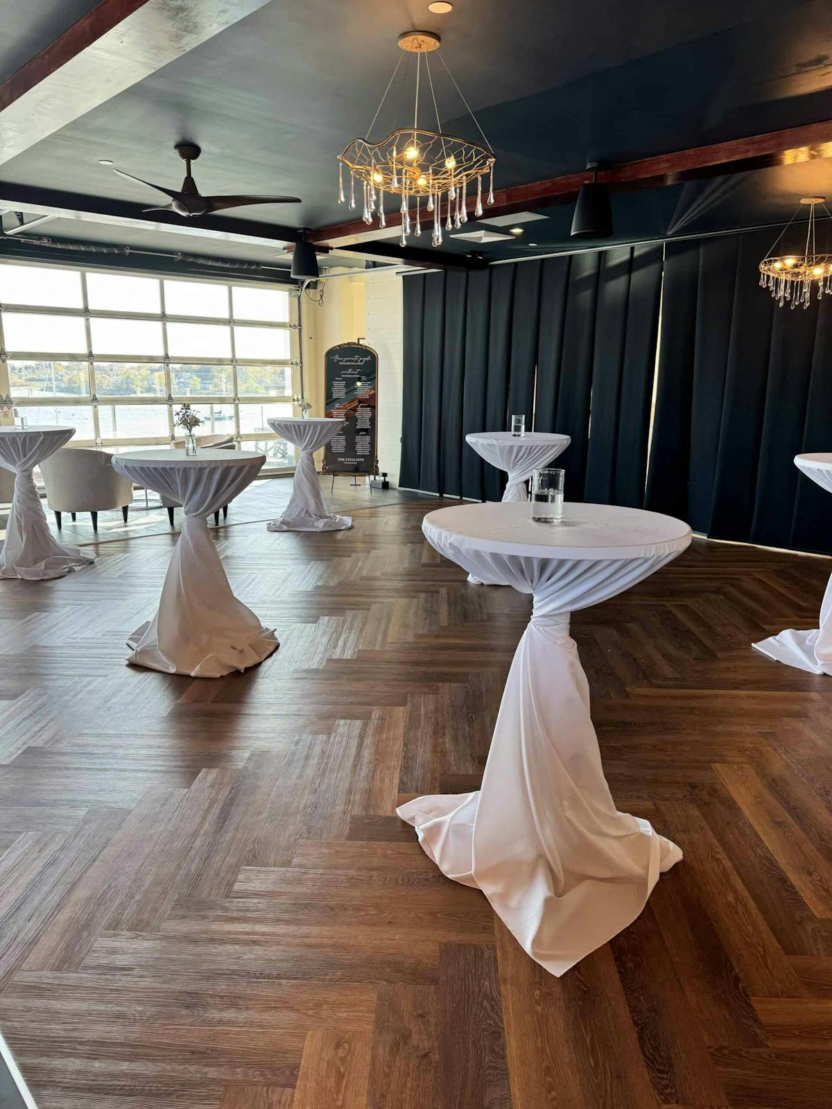 cocktail style seatings