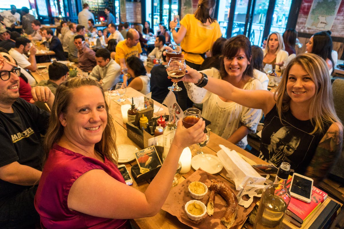 People Celebrating - OktoberFest 2016 at Treadwell Park