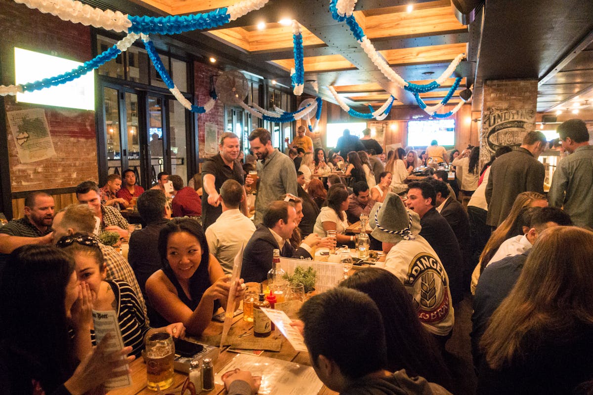 People Celebrating - OktoberFest 2016 at Treadwell Park