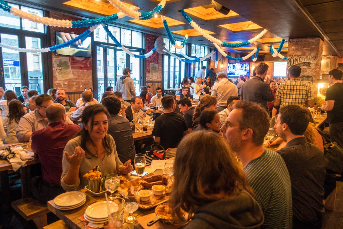 People Celebrating - OktoberFest 2016 at Treadwell Park