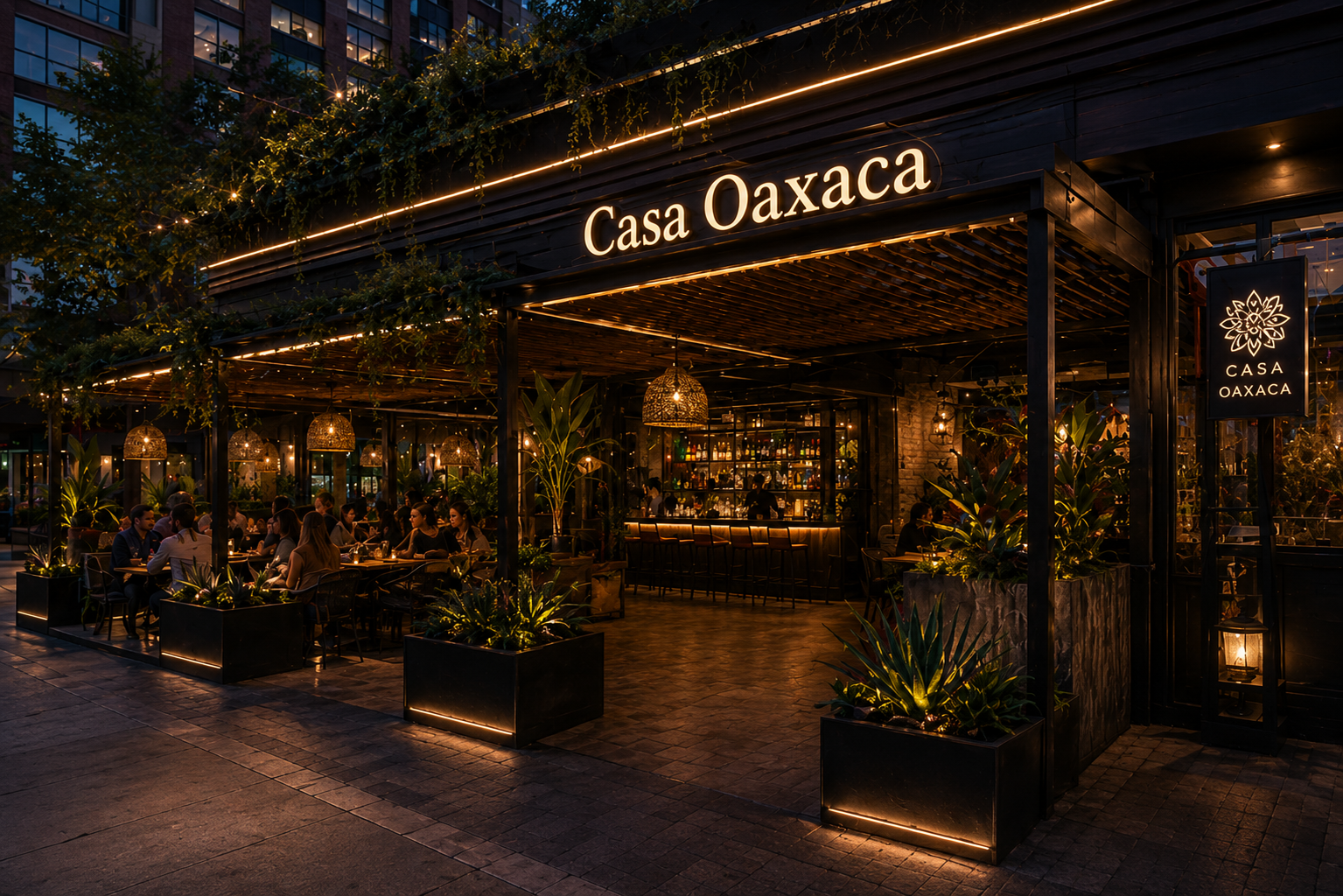 Casa Oaxaca interior rendering