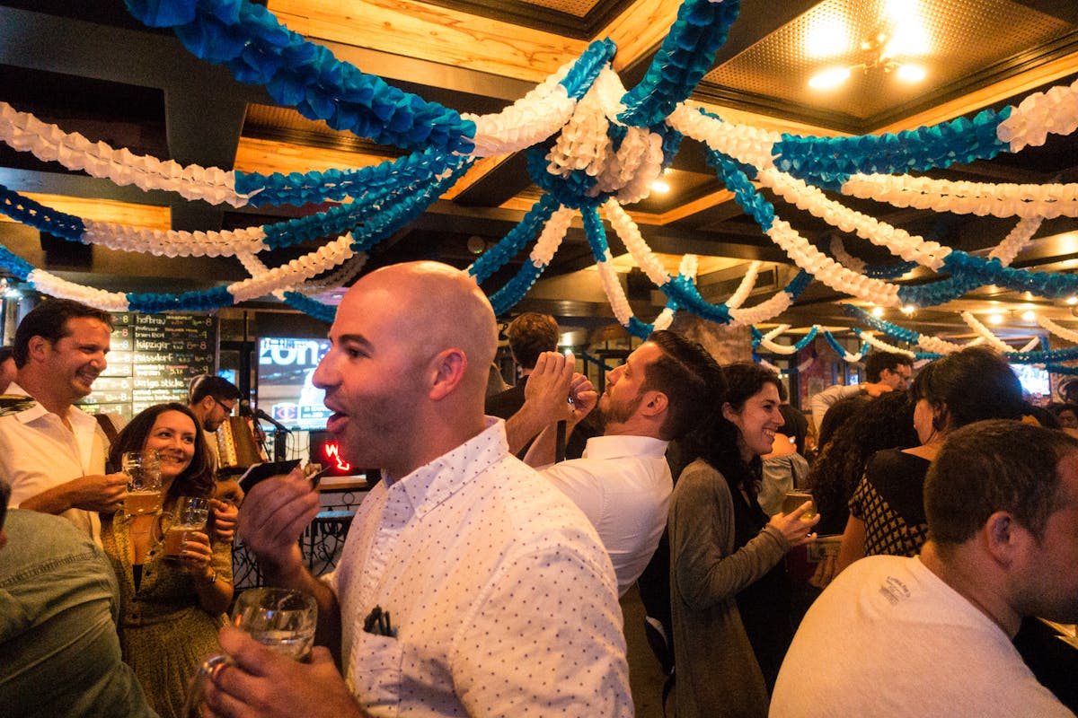 People Celebrating - OktoberFest 2016 at Treadwell Park