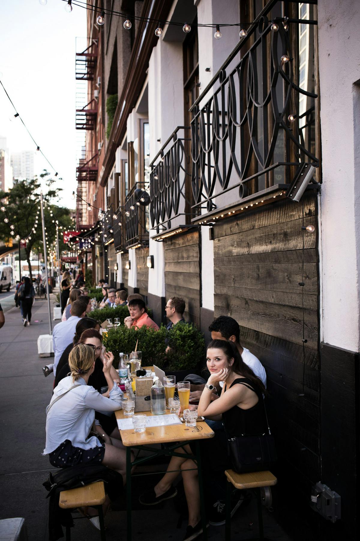 a dining area