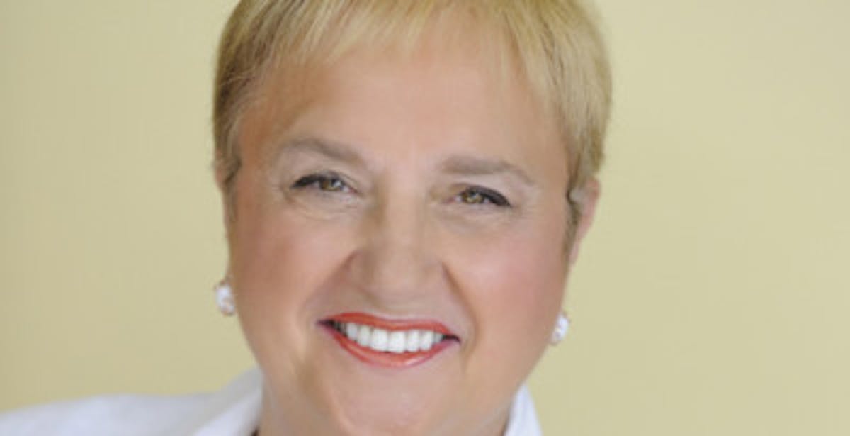 Lidia Bastianich posing for the camera