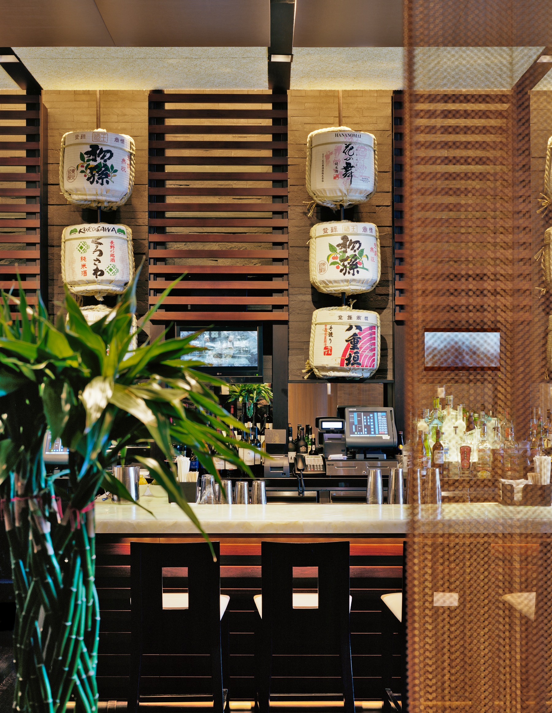 a stack of flyers on a table