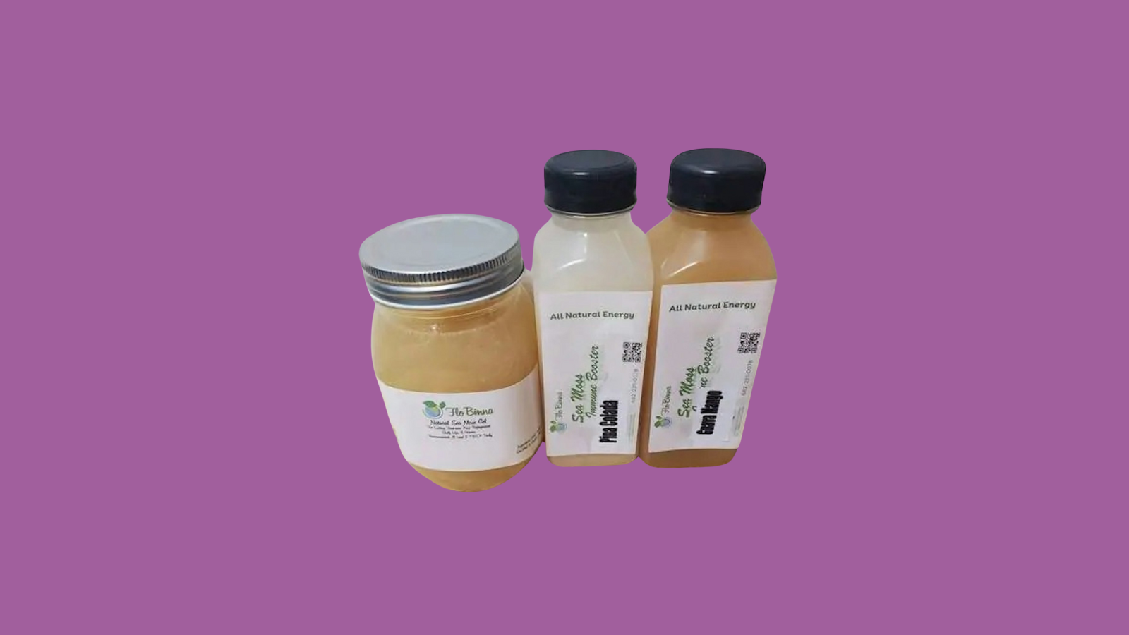 a close up of bottles