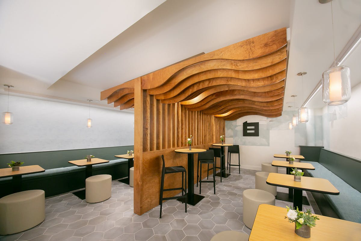 upstairs dining area at Bambao